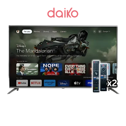 Daiko Google Tv 32" Smart Silver Frameless Hd - Gled32h93dk