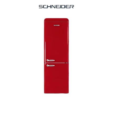 Schneider Réfrigérateur Combiné No-frost 326l Rouge Sch-kd320rwh